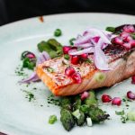 Pan Seared Salmon with Thai Vegetables