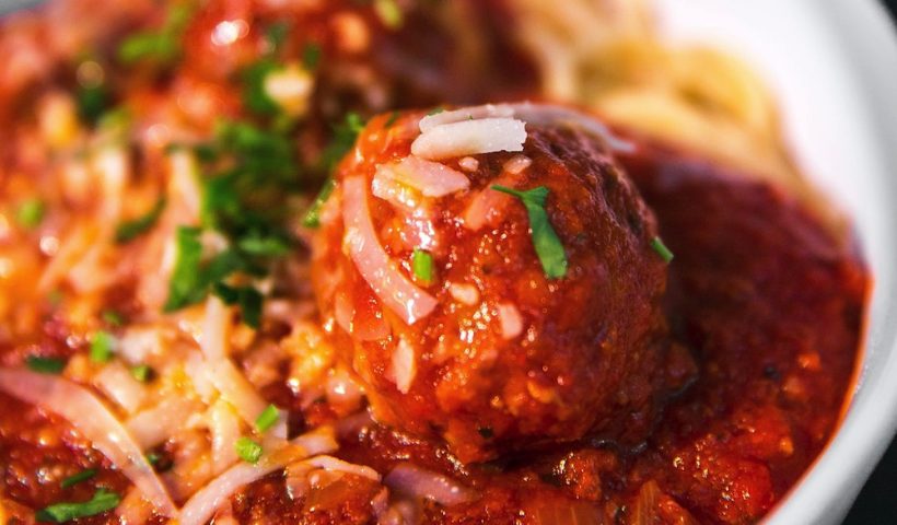 Spaghetti & Meatball Skillet Supper