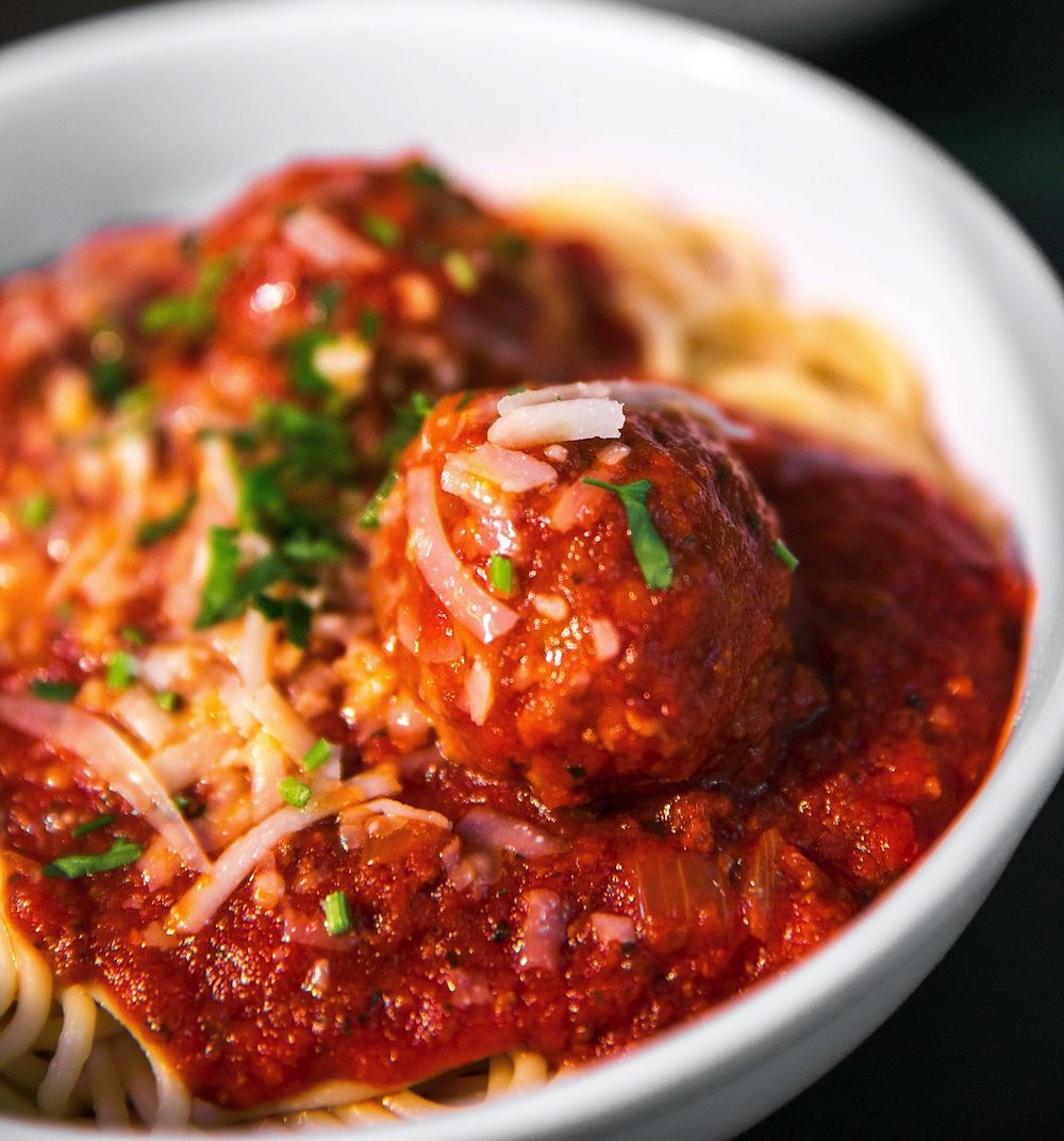 Spaghetti & Meatball Skillet Supper