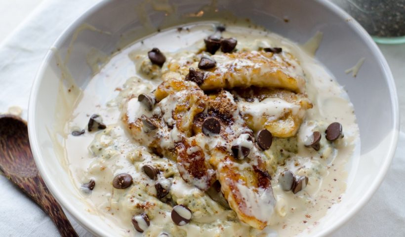 Banana Cream Pie Overnight Oats