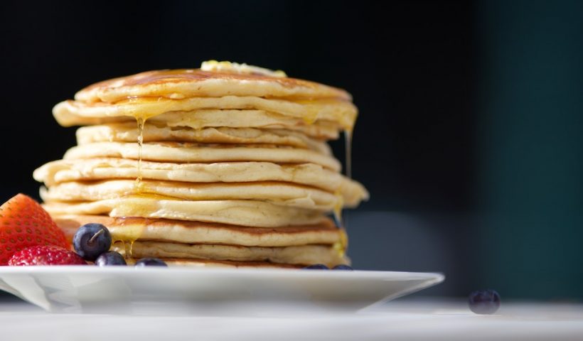 Peanut Butter and Chocolate Chip Pancakes